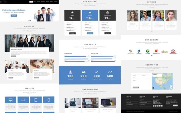 web tamplate