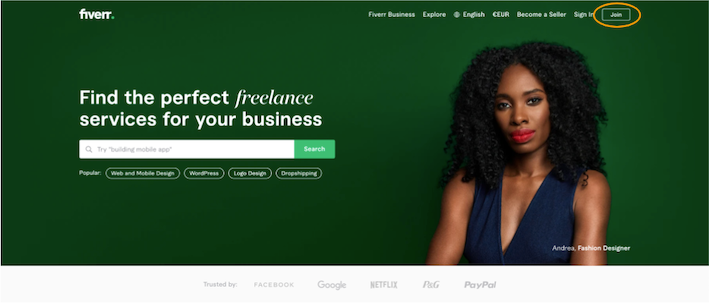 Fiverr Account Joining