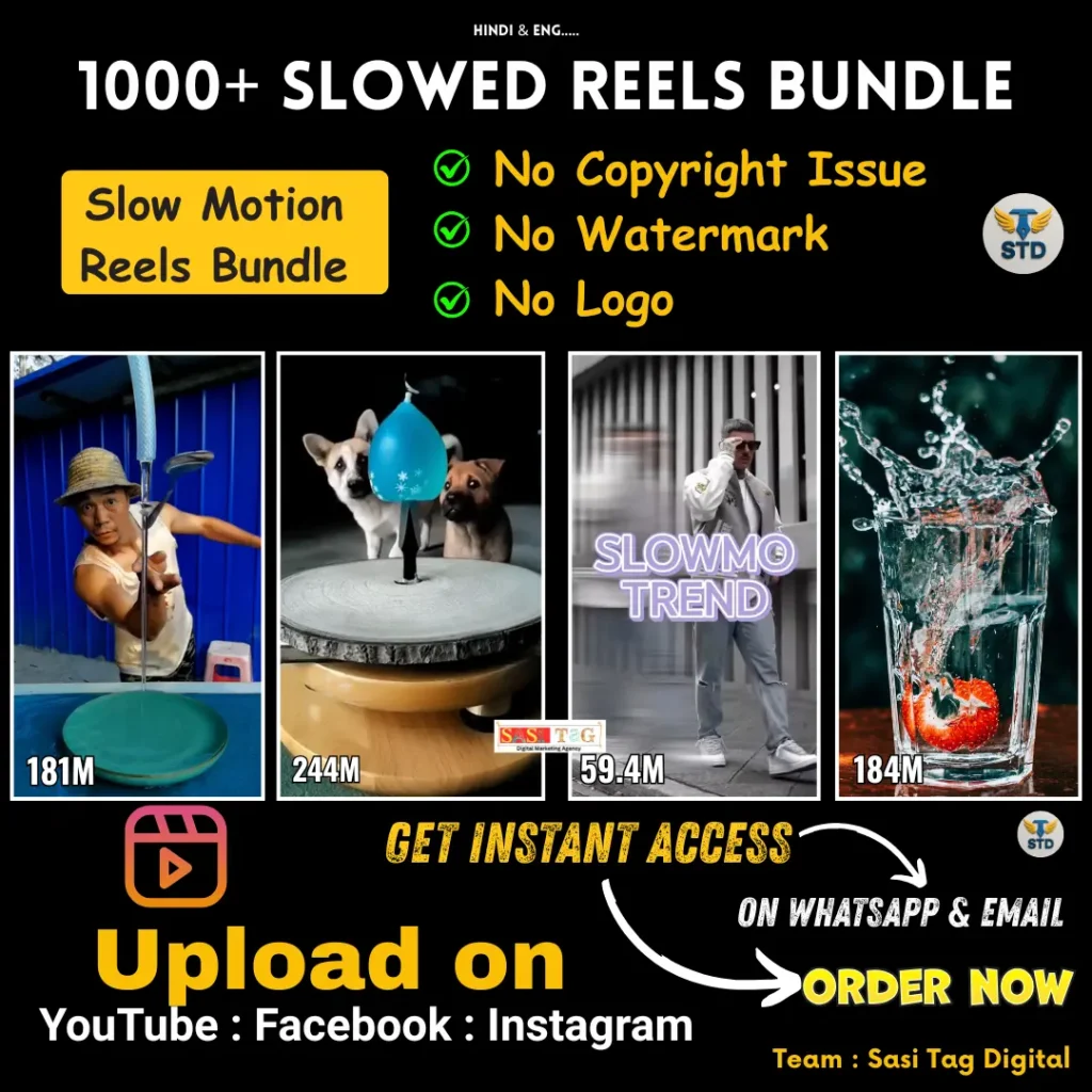 Slow motion reels bundle